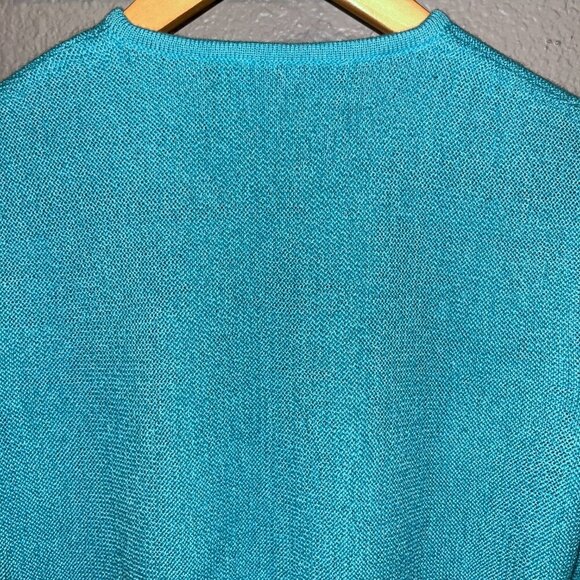 LINKS FASHION'S 100% BABY ALPACA Vintage Cardigan Sweater - Made in Peru - Small - Picture 6 of 9